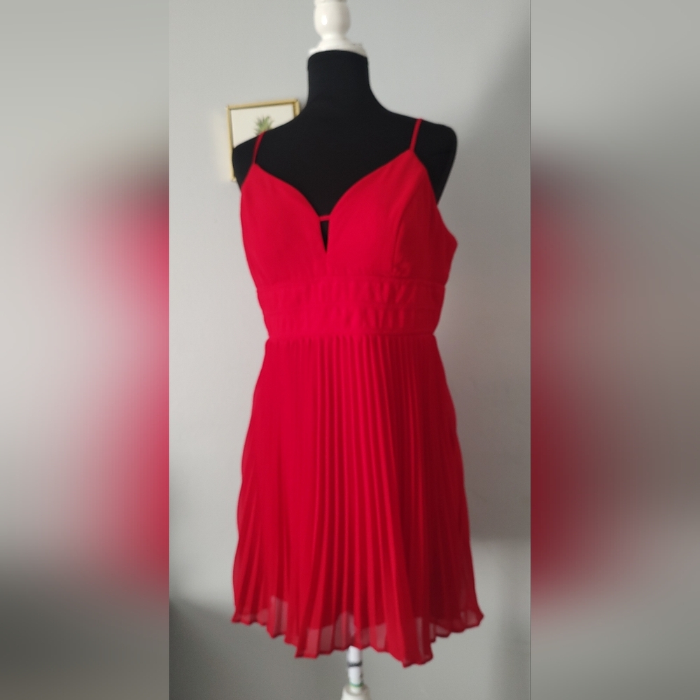 City Studio Vibrant Red Mini Dress